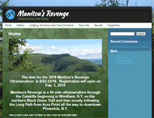 Tablet Screenshot of manitousrevengeultra.com